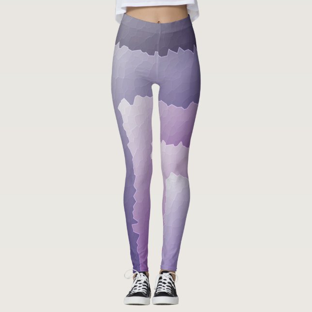 Leggings Cristales morados (Anverso)
