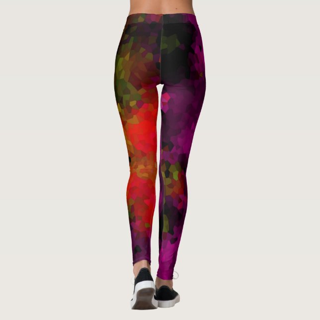 Leggings Cristales multicolores, cristales, multicolores (Reverso)