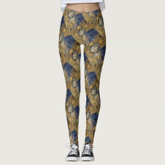 Leggings Cristo Pantocrador Mosiac Icónico Religioso Romano
