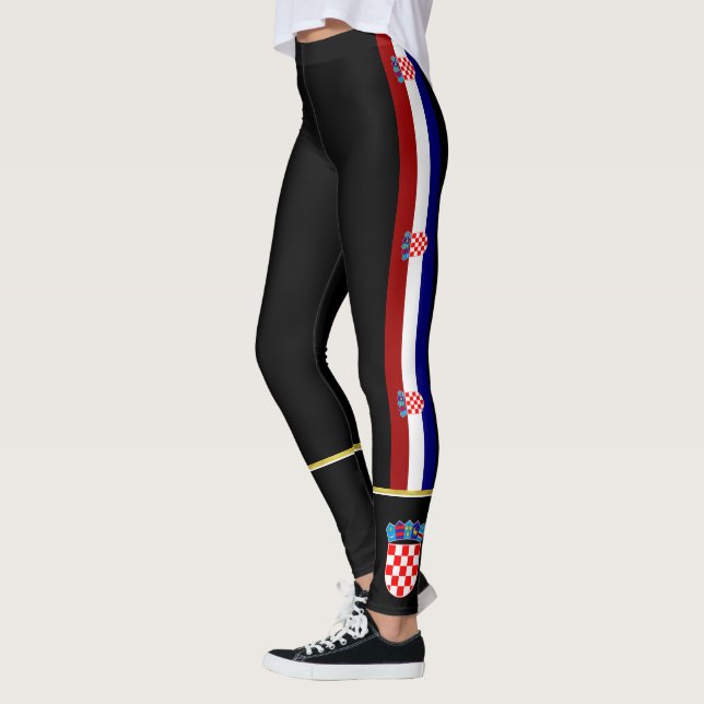 Leggings Croacia raya la bandera (Izquierda)