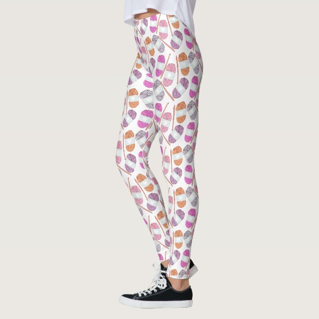 Leggings Crochet Craft Yarn (Izquierda)