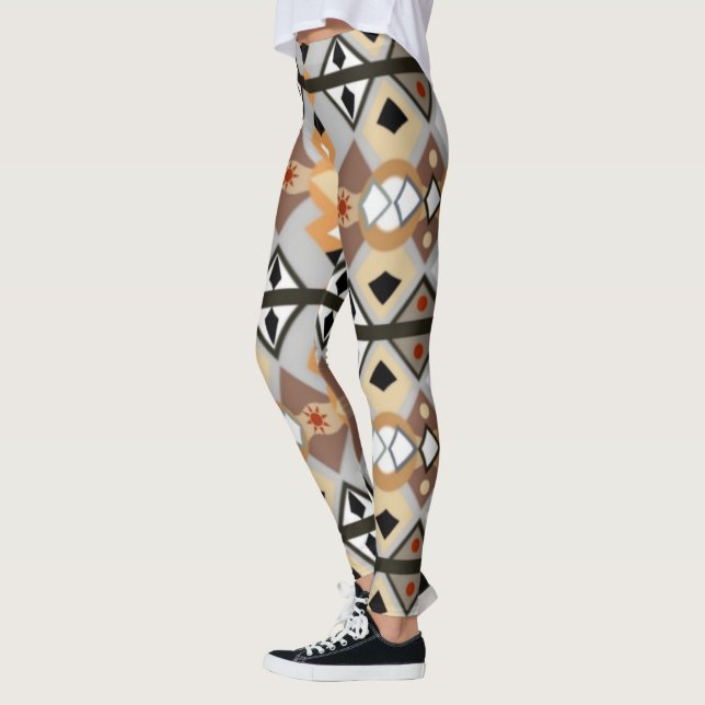 Leggings Crow nativo americano (Izquierda)