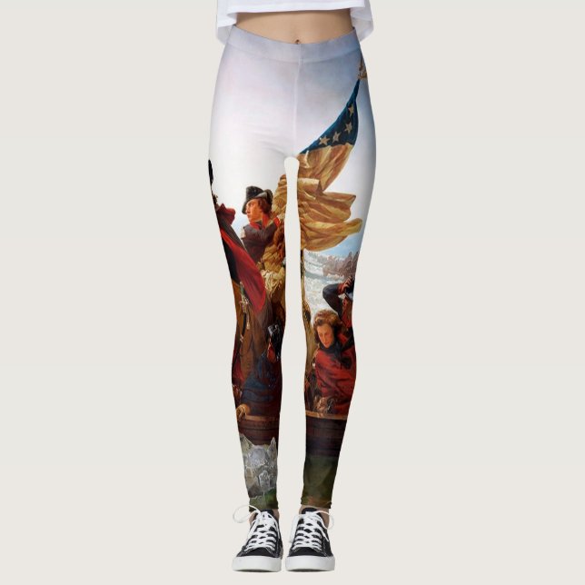 Leggings Cruce De George Washington Del Río Delaware (Anverso)
