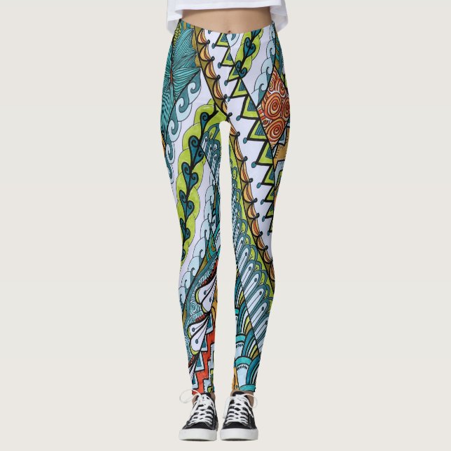 Leggings Cruces de piernas por Laurie (Anverso)