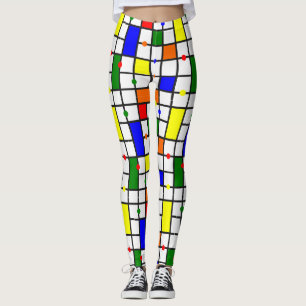 Leggings Crucigrama colorido