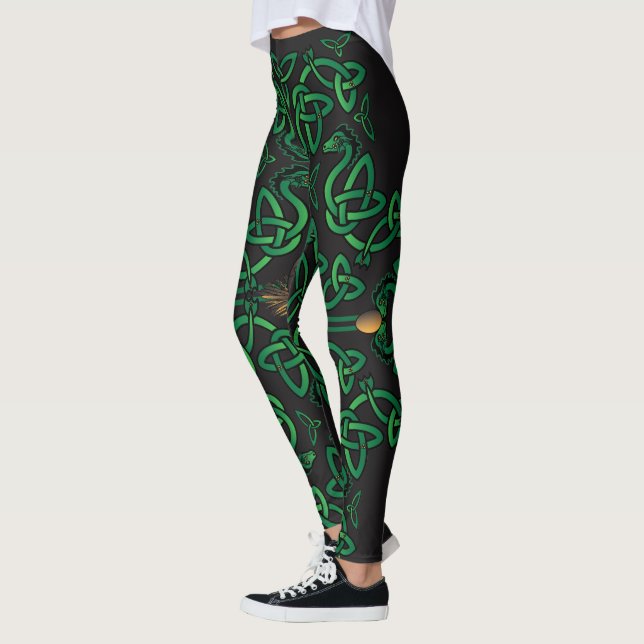 Leggings Cruz Celta del huevo Dragón (Izquierda)
