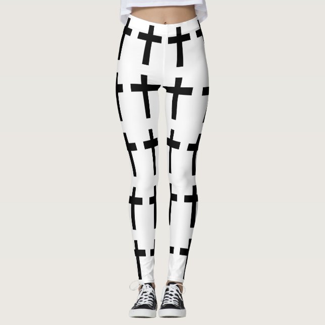 Leggings Cruz cristiana (Anverso)