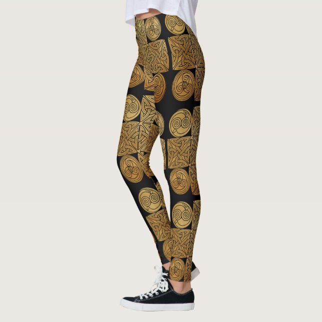 Leggings Cruz de Knotwork Celtic (Izquierda)