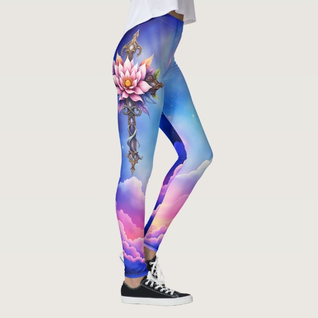 Leggings Cruz de Loto Celestial (Derecha)