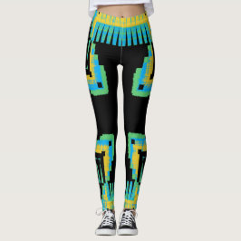 Leggings Cruz de plumas