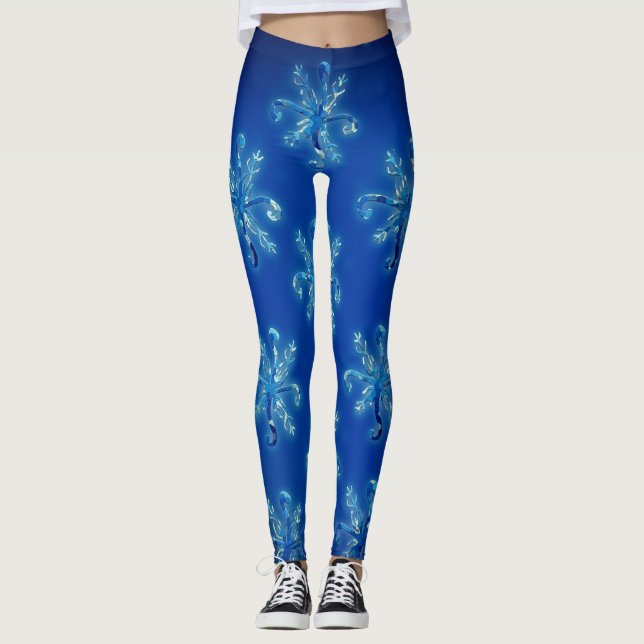 Leggings Crystal Snflakes (Anverso)