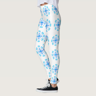 Leggings Crystal Snowflake