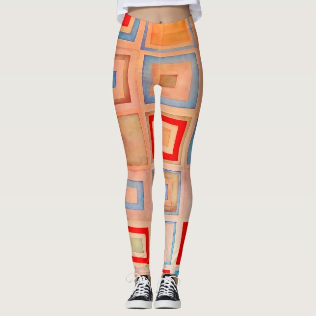 Leggings Cuadrados de color (Anverso)