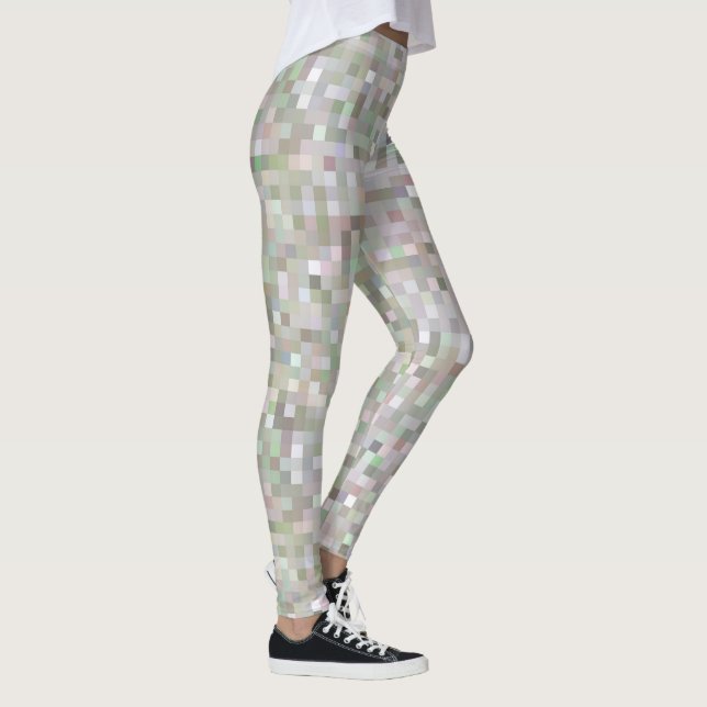 Leggings Cuadrados de color pastel (Derecha)