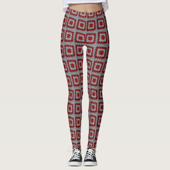 Leggings Cuadrados de granny (Anverso)