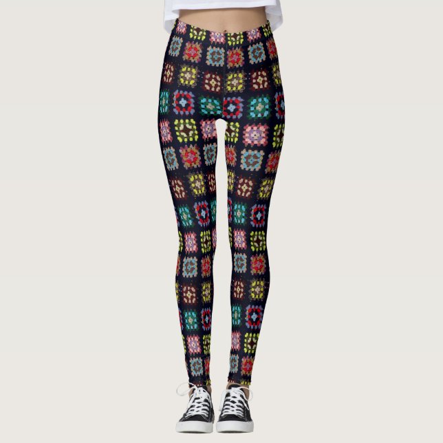Leggings Cuadrados de la abuelita (Anverso)