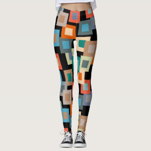 Leggings Cuadrados de luz en la oscuridad
