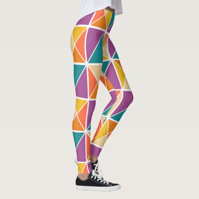 Leggings Cuadrados en triángulos (Derecha)