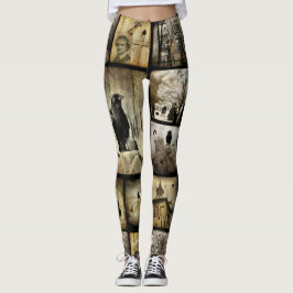 Leggings Cuadrados góticos vintage