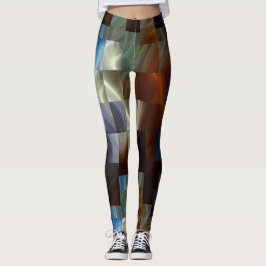 Leggings Cuadrados metalizado