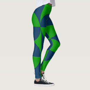 Leggings Cuadrados y círculos de Bauhaus 
