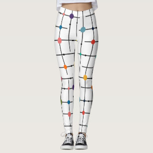 Leggings Cuadrícula atómica