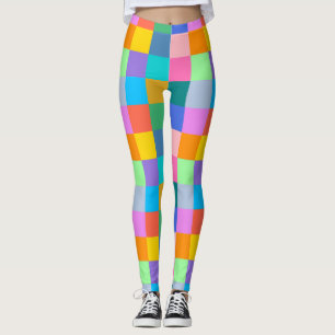 Leggings Cuadrícula cromática Fiesta de bloques