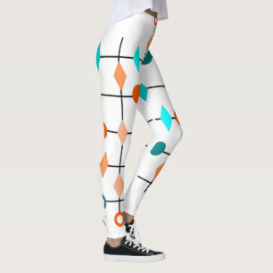 Leggings Cuadrícula de átomo