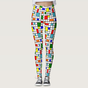 Leggings Cuadrícula de Bauhaus