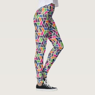 Leggings Cuadrícula geométrica