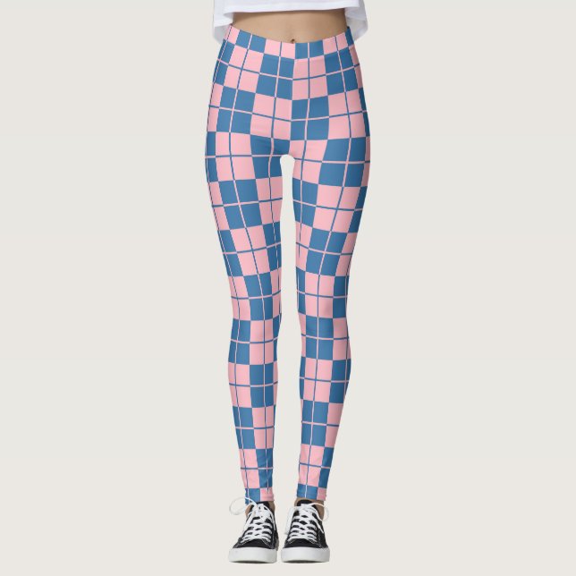 Leggings Cuadro de ajedrez argyle (Anverso)