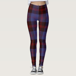 Leggings Cuadro de búfalo azul marino rojo