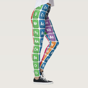 Leggings Cuadro periódico de los elementos 3