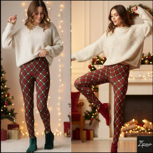 Leggings Cuadros Escoceses Argyles Tradicionales de Vacacio