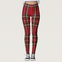 Leggings cuadros rojos y negros Royal Stewart tart