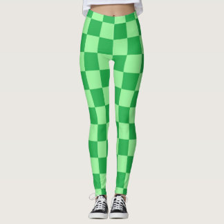 Leggings Cuadros Verdes