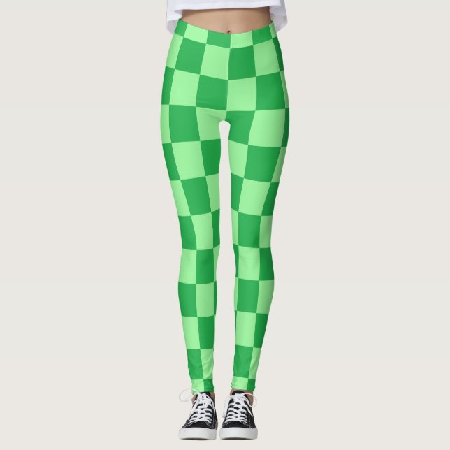 Leggings Cuadros Verdes (Anverso)
