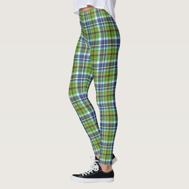 Leggings Cuadros Verdes Y Azules (Izquierda)