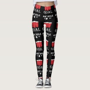 Leggings Cualquier Agujero Gracioso Es Mi Objetivo Frat Bee