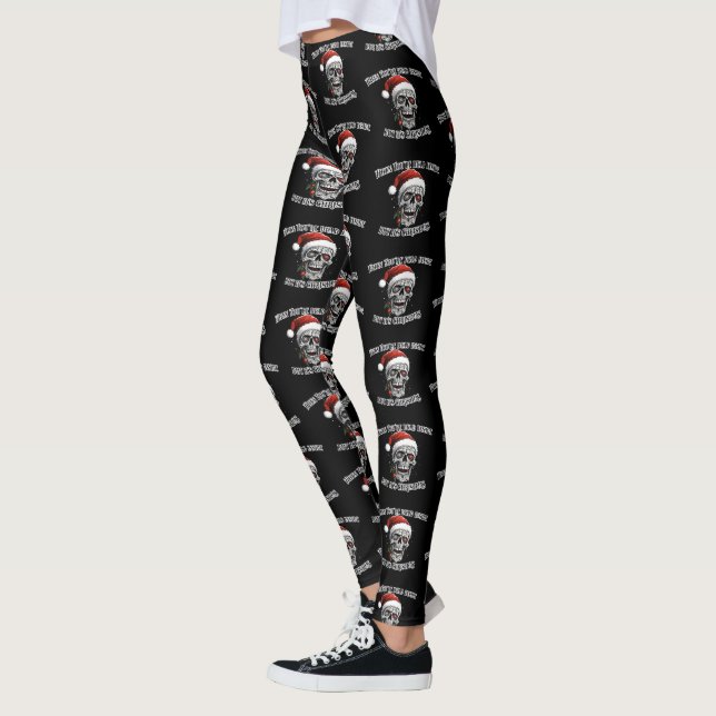 Leggings Cuando estás muerto dentro pero son Navidades (Izquierda)