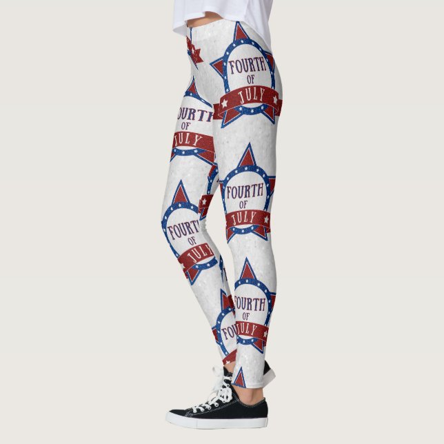 Leggings Cuatro De Julio Brillante (Izquierda)