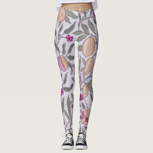 Leggings Cuatro frutas, William Morris (Anverso)