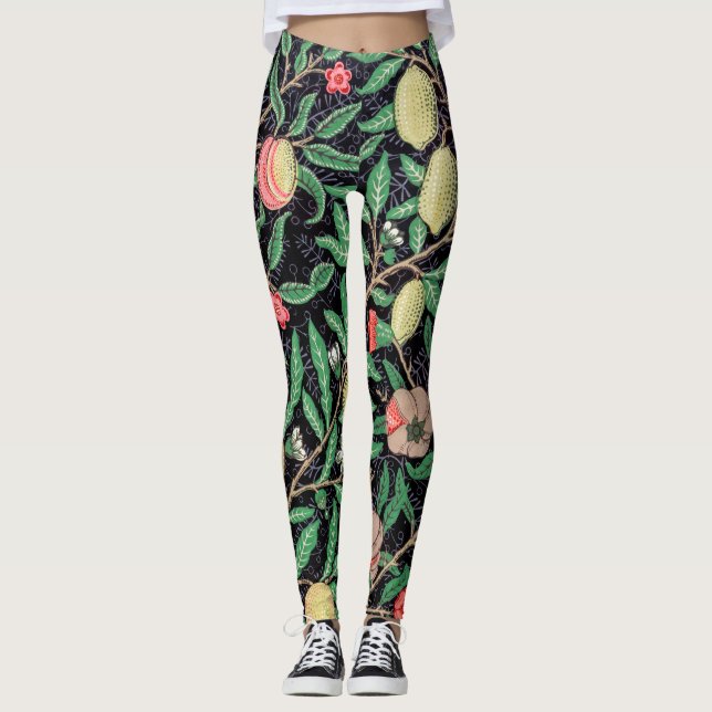 Leggings Cuatro frutas, William Morris (Anverso)