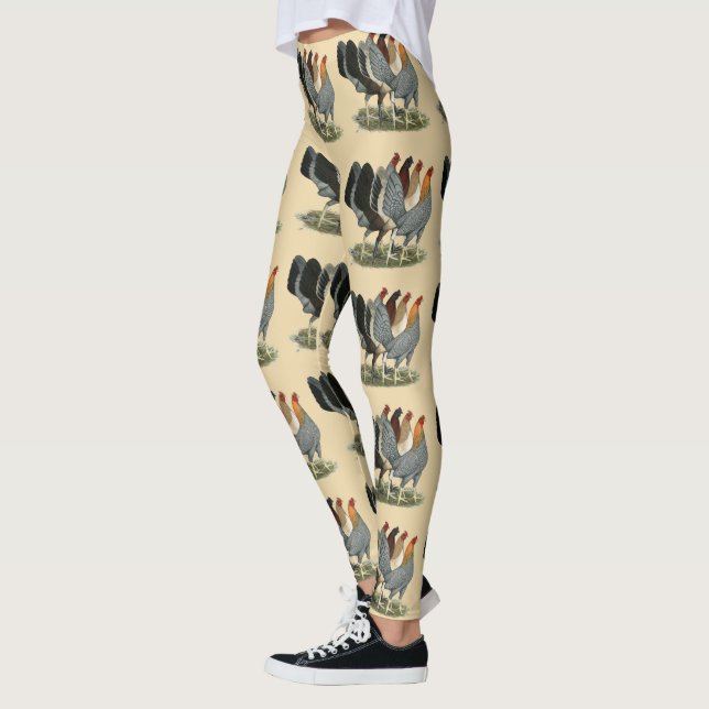 Leggings Cuatro gallinas gamefowl (Izquierda)