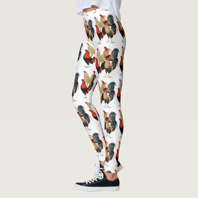 Leggings Cuatro gallos de pelea (Izquierda)