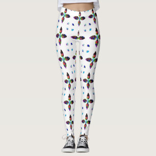 Leggings Cuatro hojas coloridas