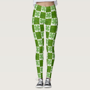 Leggings cuatro piernas de trébol de hojas