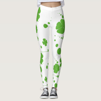 Leggings Cuatro piernas de trébol de hojas