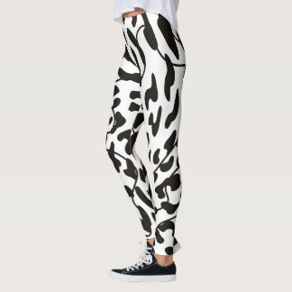 Leggings Cubierta bovina de color agua