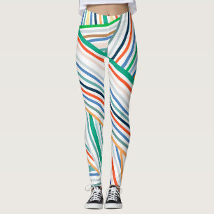 Leggings Cubierta de franjas que sobrevuelan